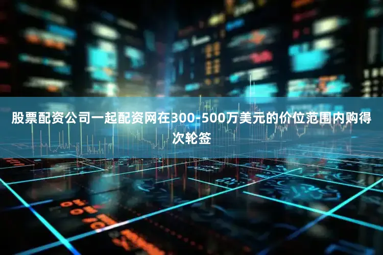 股票配资公司一起配资网在300-500万美元的价位范围内购得次轮签